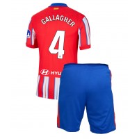 Atletico Madrid Conor Gallagher #4 Domáci Detský futbalový dres 2024-25 Krátky Rukáv (+ trenírky)